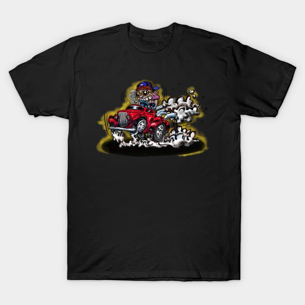 So Cal Hot Rod drag racing cartoon T-Shirt by silentrob668